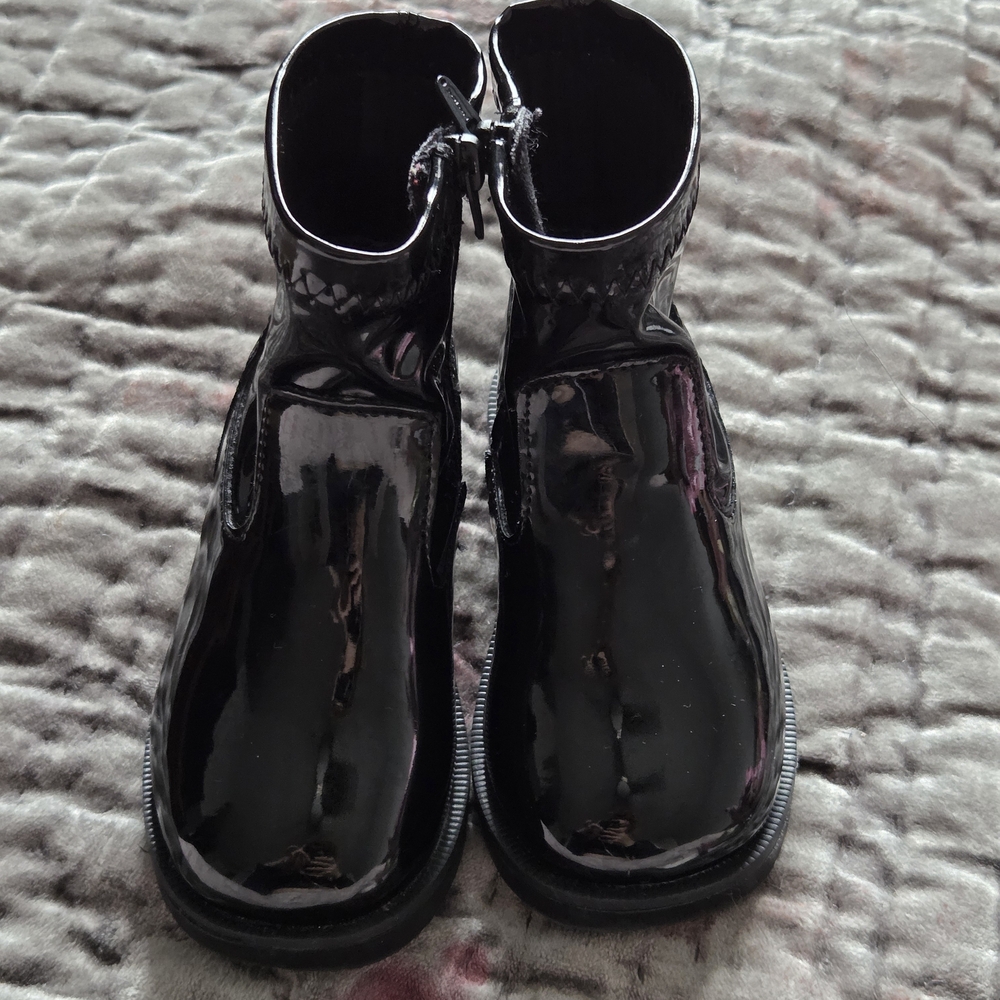 Zara Black Ankle Boots Toddlers Sz 6